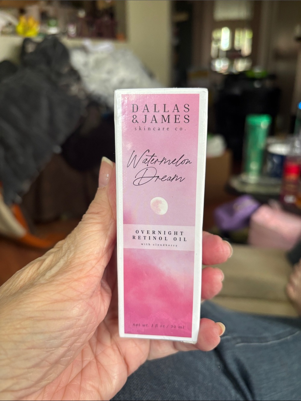 Dallas & James Watermelon Dream Overnight Retinol Oil 30ml.  New Sealed!